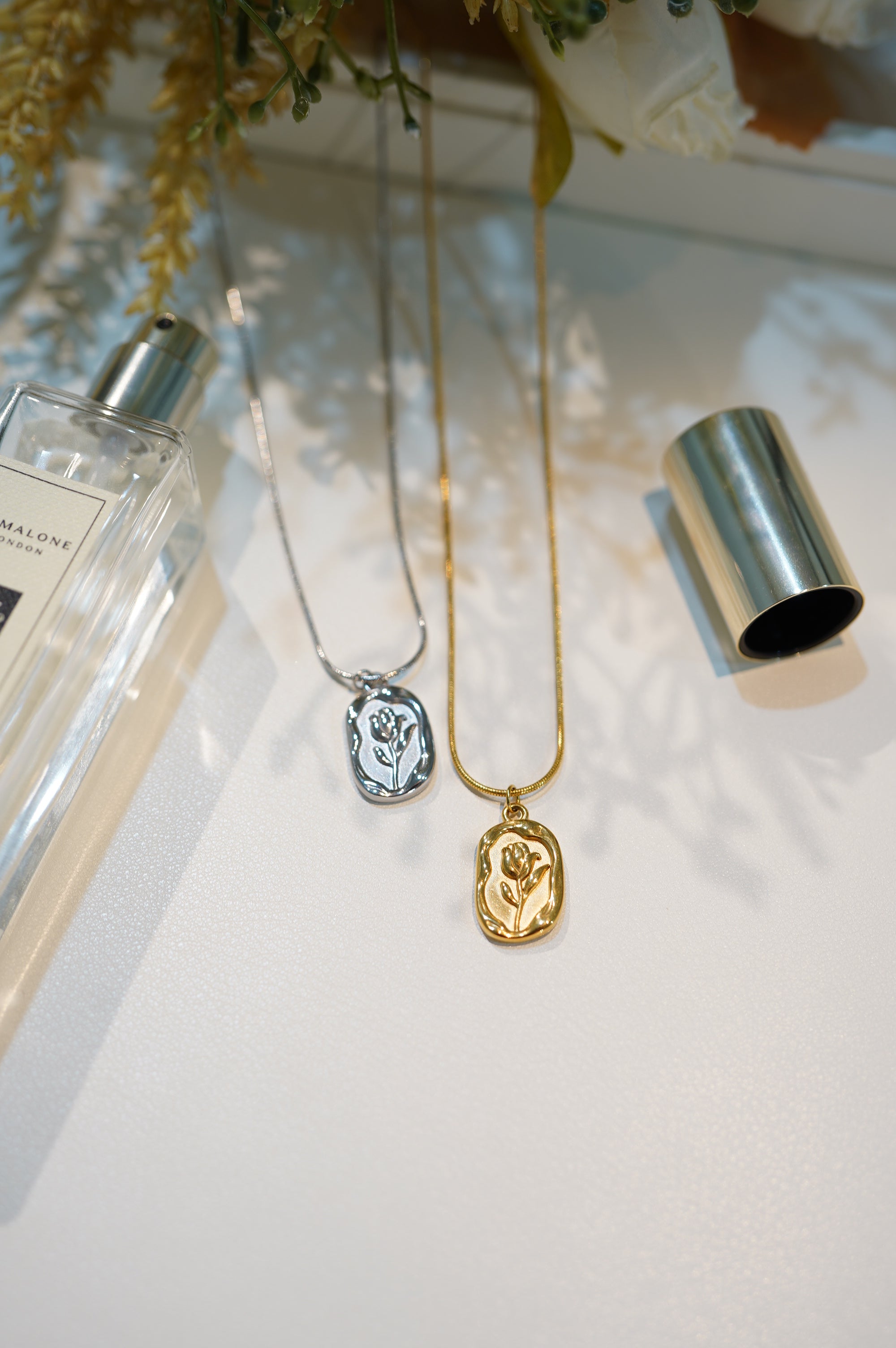 Handcrafted Rose Necklace